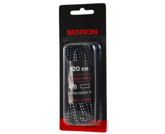 BENNON Shoelaces Laces Black-Grey Box 120 cm