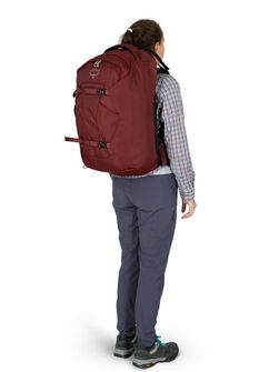 OSPREY bag FAIRVIEW 40,  zircon red