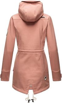 Marikoo Women&#039;s winter softshell jacket with hood Zimtzicke, terracotta