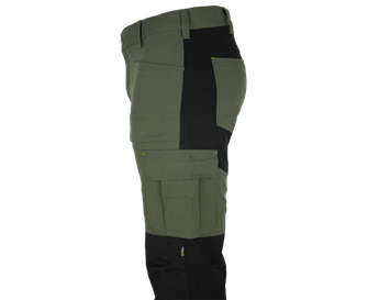 BENNON work trousers EREBOS WP, green/black