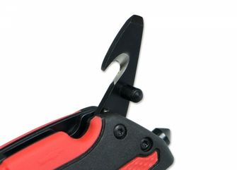 Böker Plus Savior 1 Rescue knife 8.4 cm, black-red, plastic, rubber, Nylon case