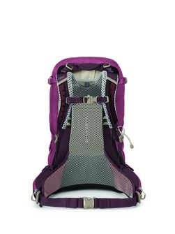 OSPREY hiking backpack SIRRUS 34,  elderberry purple/chiru tan