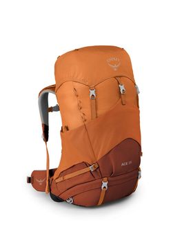 OSPREY hiking backpack ACE 50 II,  orange sunset