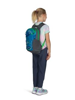 OSPREY hiking backpack DAYLITE JR,  northern lights print/eclsp gr