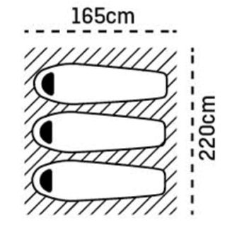 Salewa Puez Trek tent for 3 persons