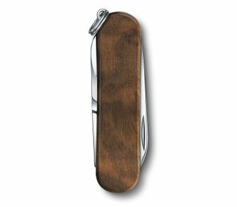 Victorinox Classic SD WOOD Multifunctional knife 58 mm, walnut wood, 5 functions