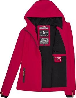 Marikoo Women&#039;s transitional jacket with hood Brombeere, fuchsia