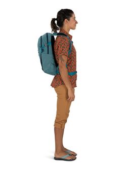 OSPREY city backpack DAYLITE PLUS EARTH,  sea glass blue