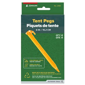 Coghlans Tent pegs ABS 15 cm, 6 pcs in blister