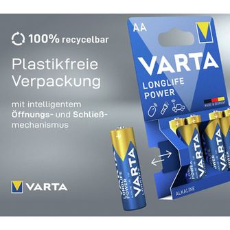 Varta Longlife Power AA / Mignon battery 4 pieces