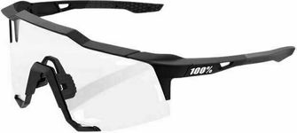 100% Speedcraft Sunglasses, Soft Tact Black