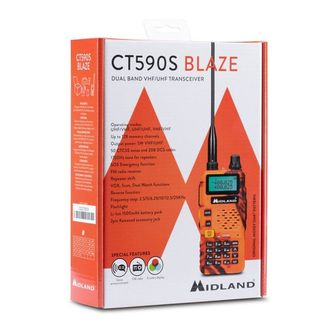 Midland VHF-UHF Radio CT590 S, orange