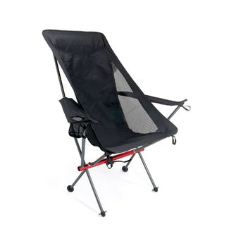 BasicNature Ultralight Relax travel chair black