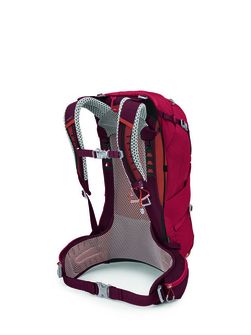 OSPREY hiking backpack STRATOS 24,  poinsettia red