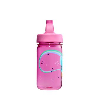 Nalgene Baby Water Bottle Grip-n-Gulp Sustain 0,35 l with cover, pink musical elephant