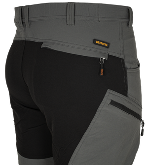 BENNON outdoor and work trousers FOBOS, grey/black