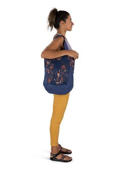 OSPREY city backpack DAYLITE TOTE PACK,  wild blossom print/alkaline