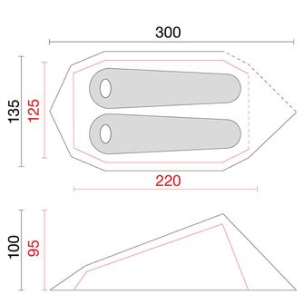 CAMP double tent for 2 persons Minima 2 SL