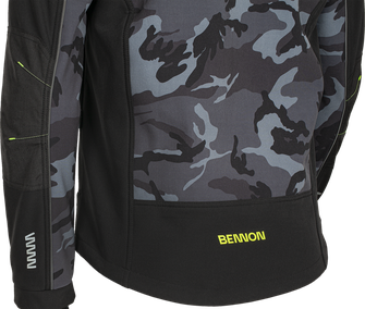 BENNON softshell jacket CAMOS, black/grey