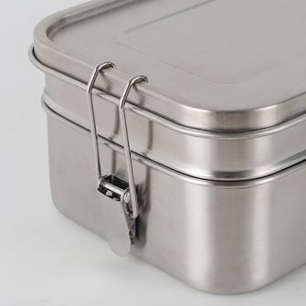 Origin Outdoors Deluxe Double Box for lunch stainless steel 1.9 l