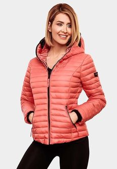 Navahoo Women&#039;s transitional jacket with hood Kimuk, coral