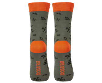 BENNON socks BENNONKY, green/orange