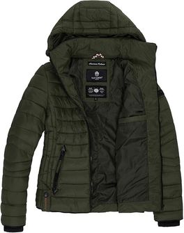 Navahoo Women&#039;s transitional jacket with hood Lulana, olive