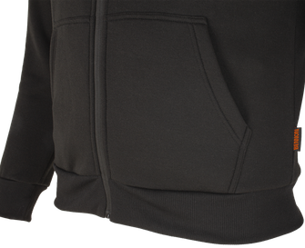 BENNON zipped hoodie ADAMOS, black