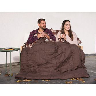 Coleman Sleeping bag Hampton for two persons, brown