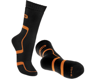 BENNON TREK SOCK trekking socks, black/orange