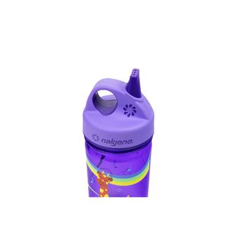 Nalgene Baby Water Bottle Grip-n-Gulp Sustain 0,35 L with cover, purple musical giraffe