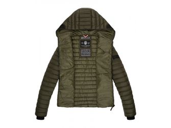 Navahoo Women&#039;s transitional jacket with hood Kimuk, olive