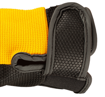 BENNON work gloves KALYTOS, yellow/black