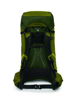 OSPREY hiking backpack ATMOS AG LT 65,  scenic valley/green peppercorn