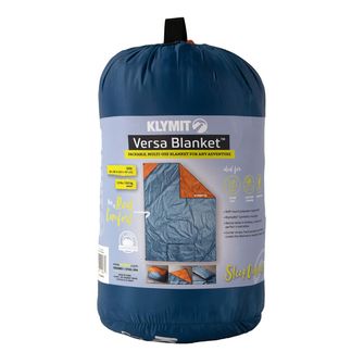 Klymit Versa Blanket™, blue/orange