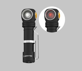 ArmyTek Wizard C2 WR Magnet White &amp; Red LED headlamp with magnetic holder 1100 lm battery power 3 h 65 g