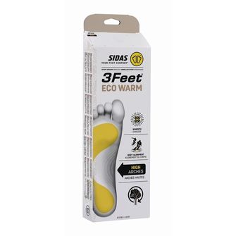 Sidas Insoles with 3Feet Eco Warm High support