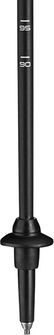 Nordic Walking poles Traveller Carbon, midnightblue dark metallic-llight anthracite-white, 90 - 130 cm