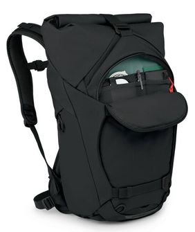 OSPREY city backpack METRON ROLL TOP PACK, black