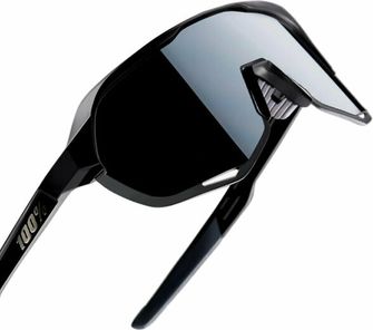 100% Sunglasses S2, Soft Tact Black