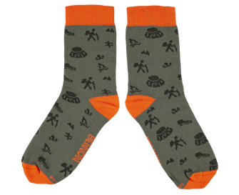 BENNON socks BENNONKY, green/orange