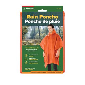 Coghlans Lightweight poncho orange