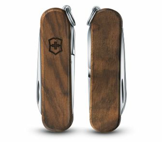 Victorinox Classic SD WOOD Multifunctional knife 58 mm, walnut wood, 5 functions