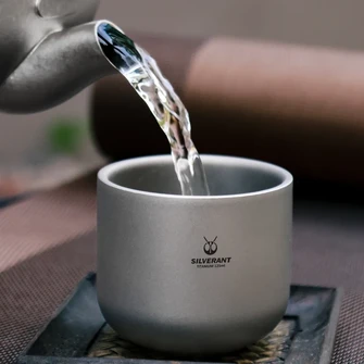Silverant Double walled titanium tea cup 125 ml