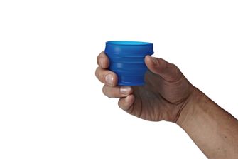 Humangear GoCup folding, hygienic and packagable travel cup &#039;118 ml blue