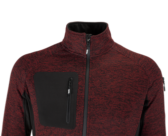 BENNON zipped sweatshirt ALTOS, red