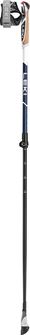 Nordic Walking poles Smart Supreme, midnightblue dark metallic-darkblue-white, 100 - 130 cm