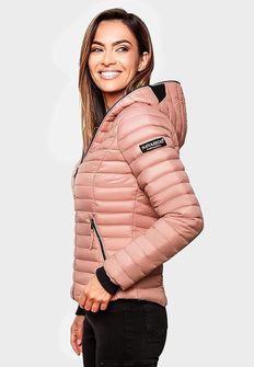 Navahoo Women&#039;s transitional jacket with hood Kimuk, powder rose