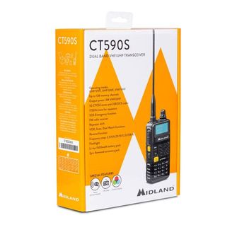 Midland VHF-UHF Radio CT590 S, black