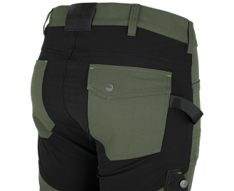 BENNON work trousers EREBOS WP, green/black